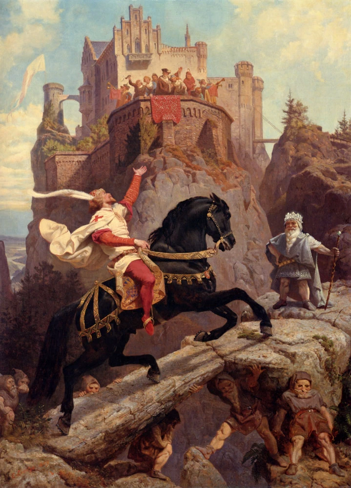 Il Cavaliere di Sayn e gli Gnomi, 1849
